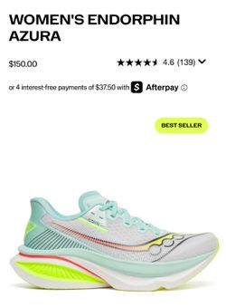 Women’s Saucony Endorphin Azura