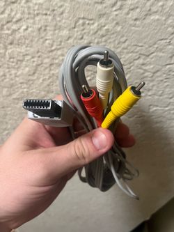 Wii Console RCA AV Cable • Nintendo Wii AV cable • Wii RCA Audio Video Cable