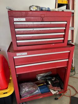 Craftsman 2-Piece Rolling Tool Chest with tools included