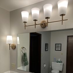 Set Of 3 Vanity/wall Lights 