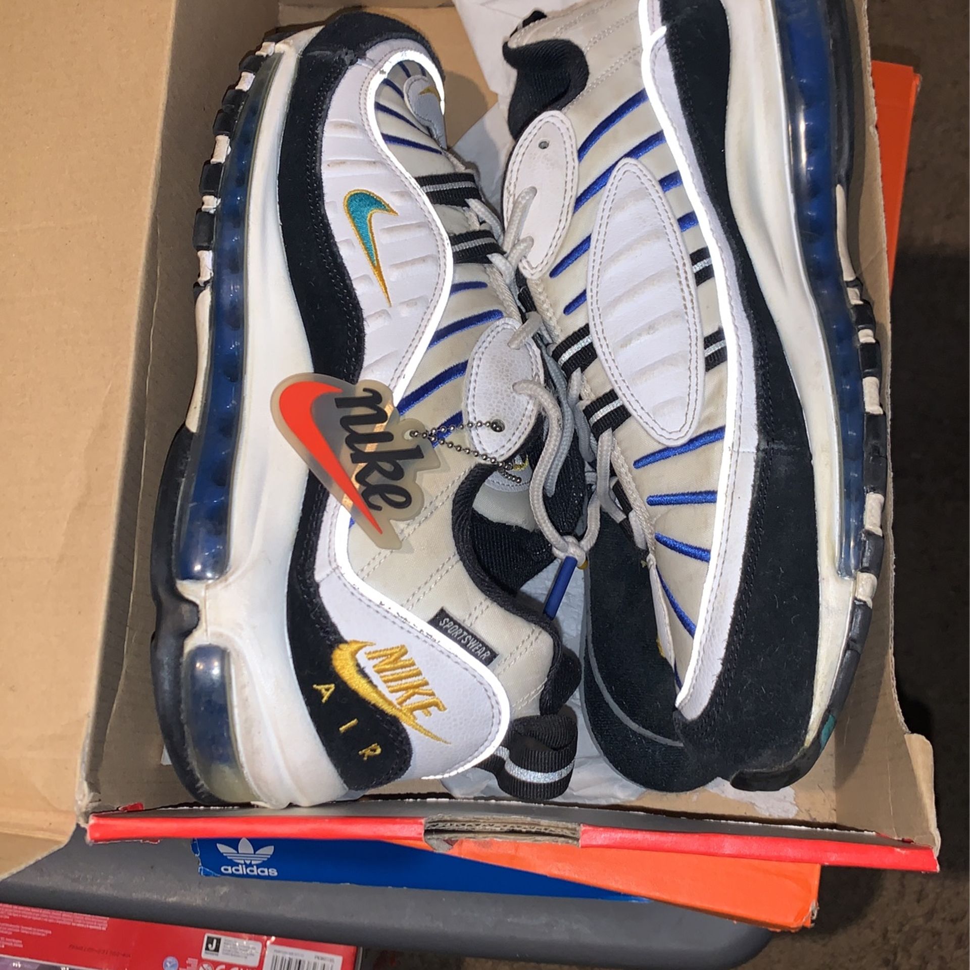 Nike Air Max 98 Prm White Gundam Color Men Us