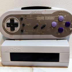 Akklaim Turbo Wireless Controller Set (Super Nintendo SNES, 1993) Tested!