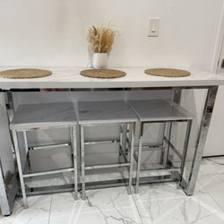 Mesa De Comedor Tipo Bar 