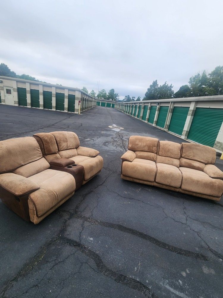 Brown Reclining Sofas 🛋 Delivery Available 