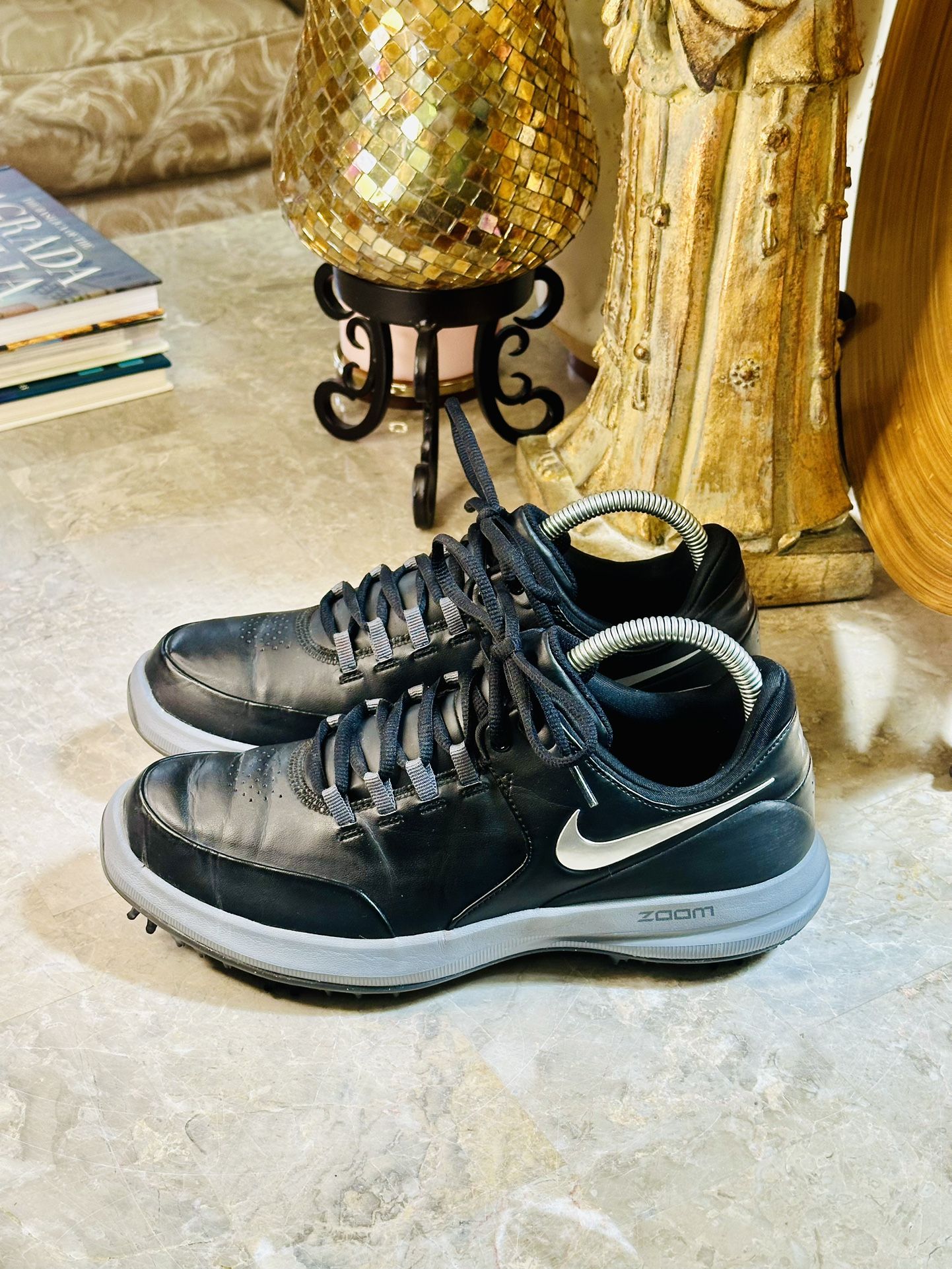 Nike Golf Air Zoom Accurate Women\'s Golf 909734 001 Black Reflect Silver Sz 8US