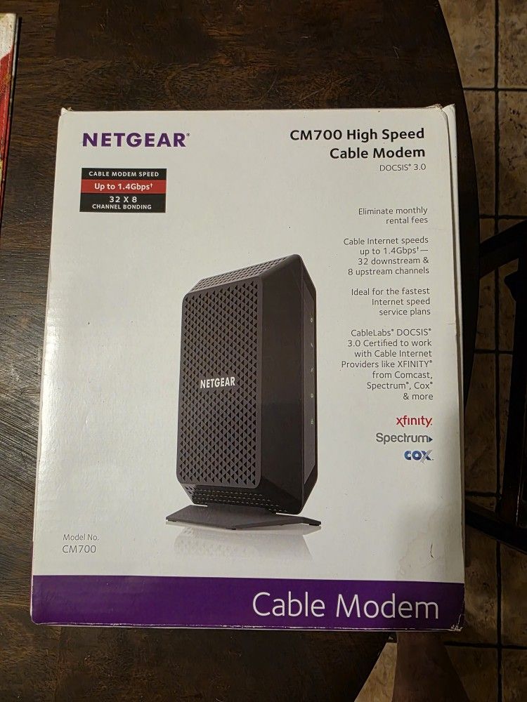 Netgear CM700 HIGH SPEED CABLE MODEM