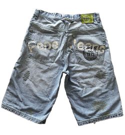 Vintage Y2K Pepe Jeans Baggy Denim Shorts Size 34