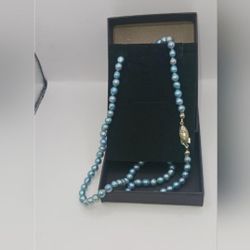 Vintage  Akoya pearls sterling clasps