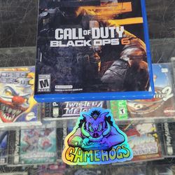 Call Of Duty Blk Ops 6 Ps5 $40 Gamehogs 11am-7pm
