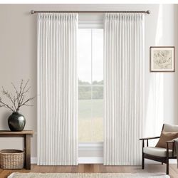 98 Inch Curtains 2 Panels Set for Living Room Bedroom 