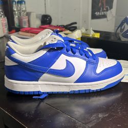 7 youth royal blue Nike dunks