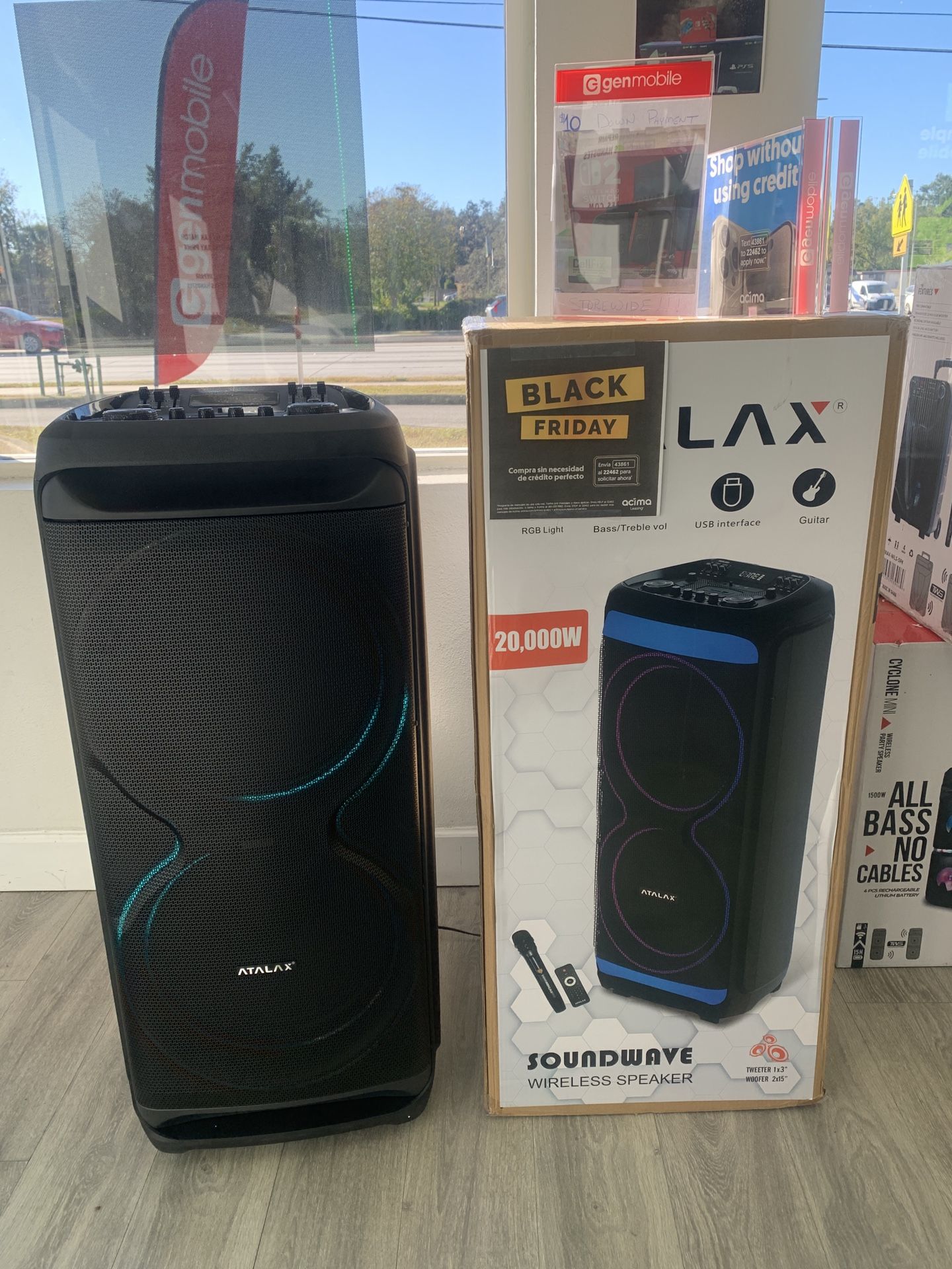 20,000 Watt Bluetooth Speaker