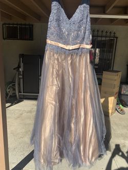 Grey Formal Gown/Dress