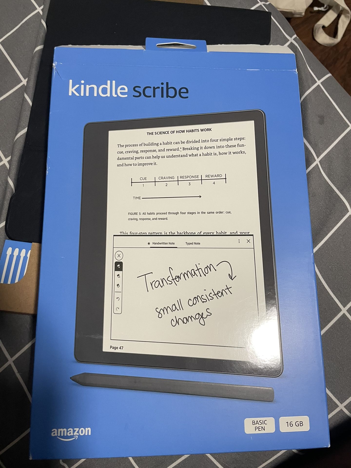Kindle Scribe 16GB + Pen + Extra Nibs + Amazon Leather Folio Case