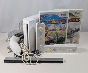 Nintendo Wii Console and Mario Party Bundle