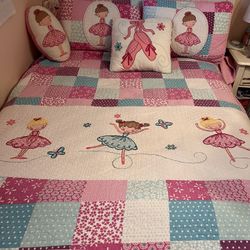 Bedding (full/queen) & Accessories Kids-Ballerina