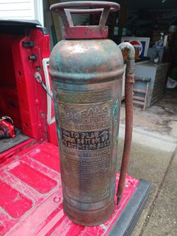 Copper Fire Extinguisher 
