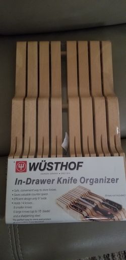 New drawer wood knife organizer