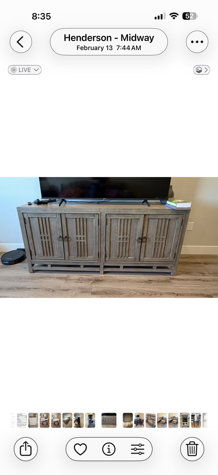 RC Willey Credenza