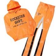 Rockstar Original Stacked Pants And Hoodie  
