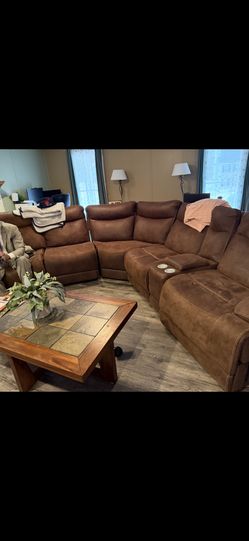 Brown Sectional Sofa
