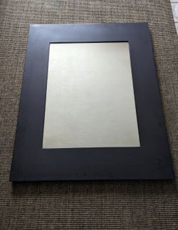 Modern Black Crate & Barrel Mirror 