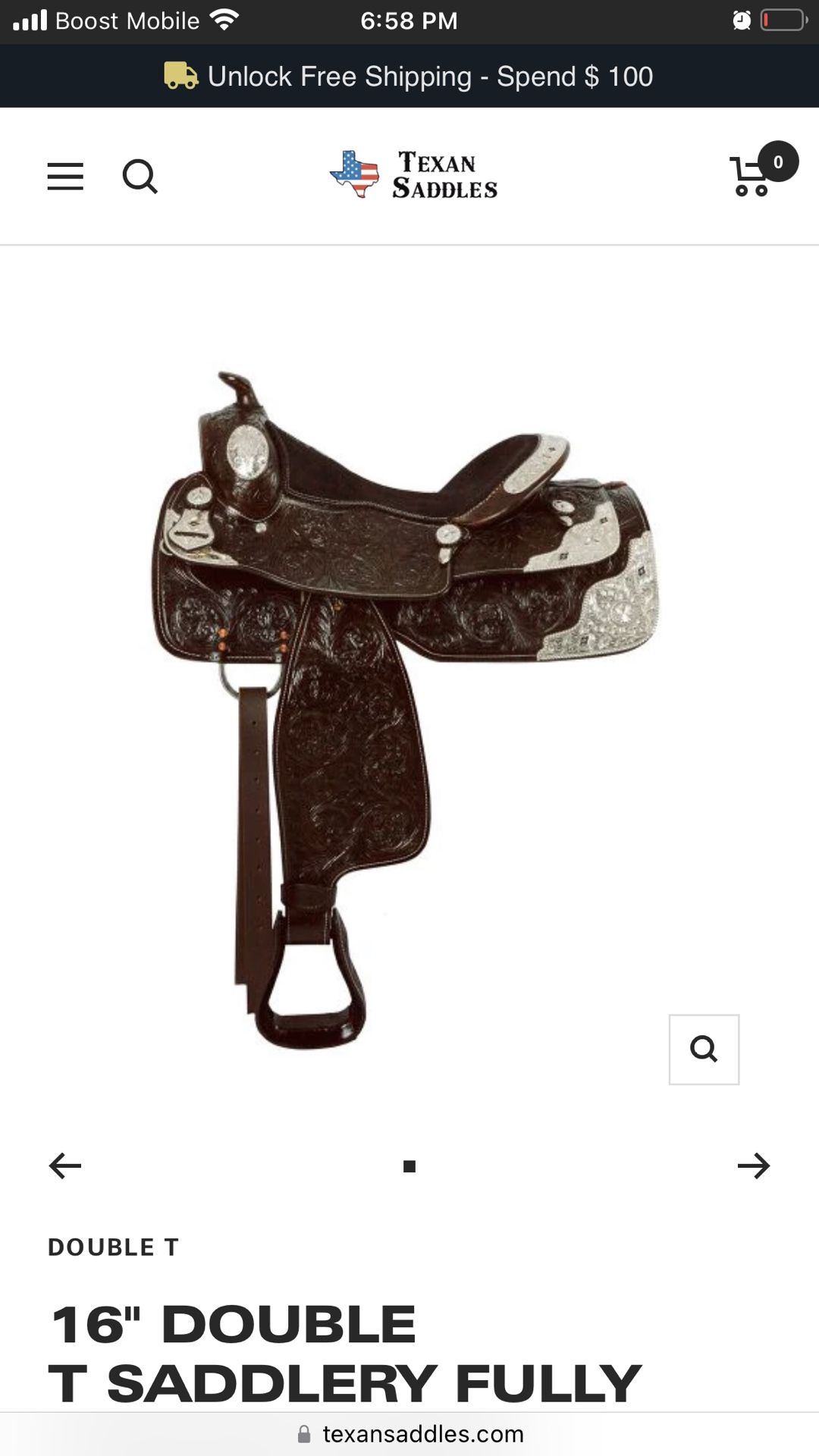 Light Brown Saddle