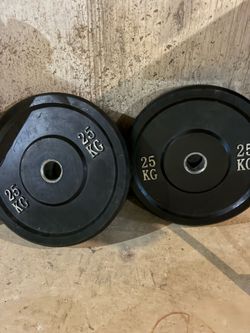 2 rubber 25kg (55lb)