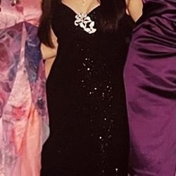 Black Evening/Prom Dress Size S