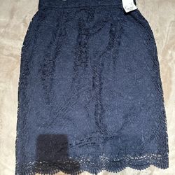 Uniqlo Knee Length Lace Skirt
