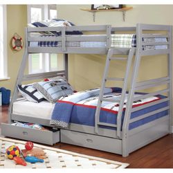 Twin full bunk bed sale price $499