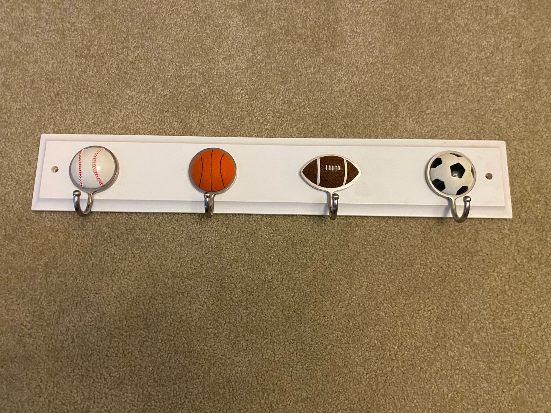 Sports Decorative Accent Hanging Hooks