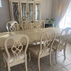 Dinning Table With China Cabinet 