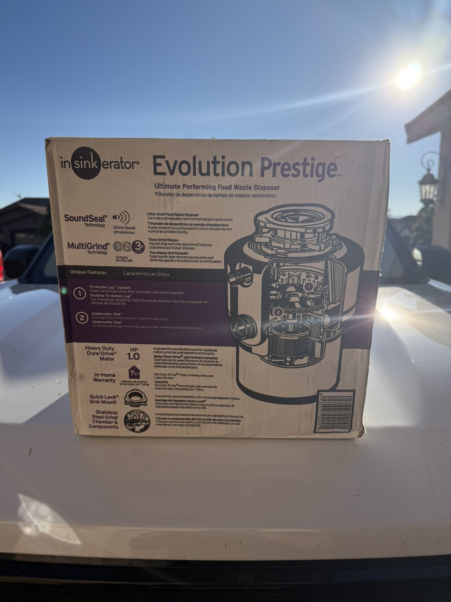 Brand New Food Waste Disposal, One Horsepower Heavy Duty