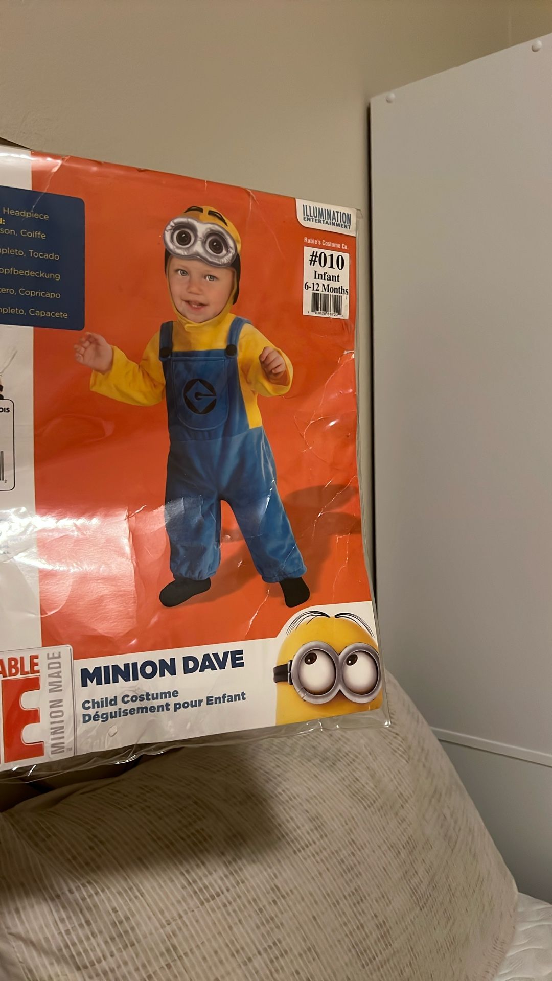 Minion Costumes 6-12M