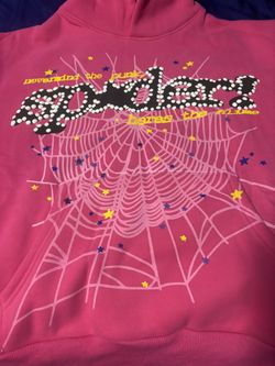 Pink spider Hoodie