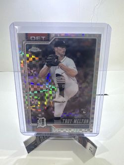 2026 Topps Chrome Troy Melton RC #202 Rookie X-fractor Detroit Tigers