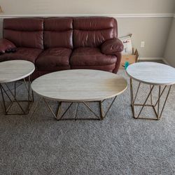 Coffee Table With Side Tables