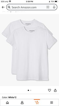 Newkids uniforms uniform uniformes t shirt Kid Nation White Crew Neck T-Shirts 2-Pack