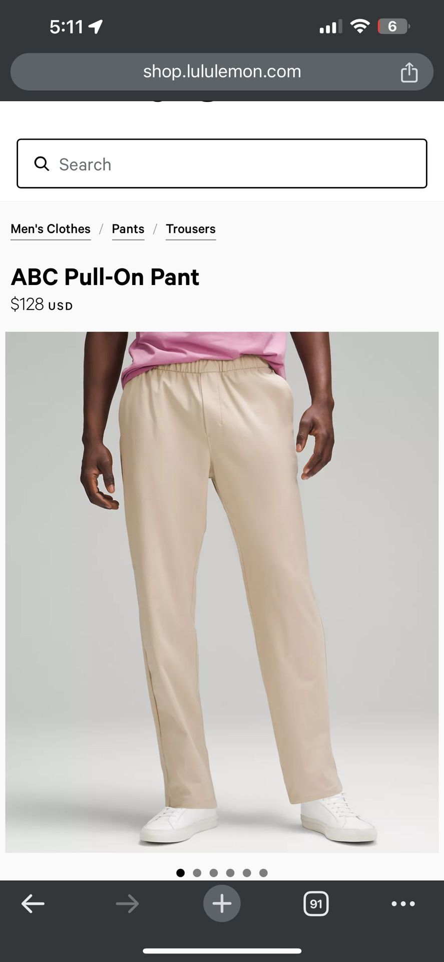 Lululemon Men Pants Size Medium 