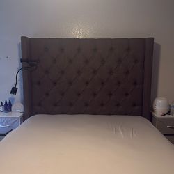 Queen Bedframe & Mattress