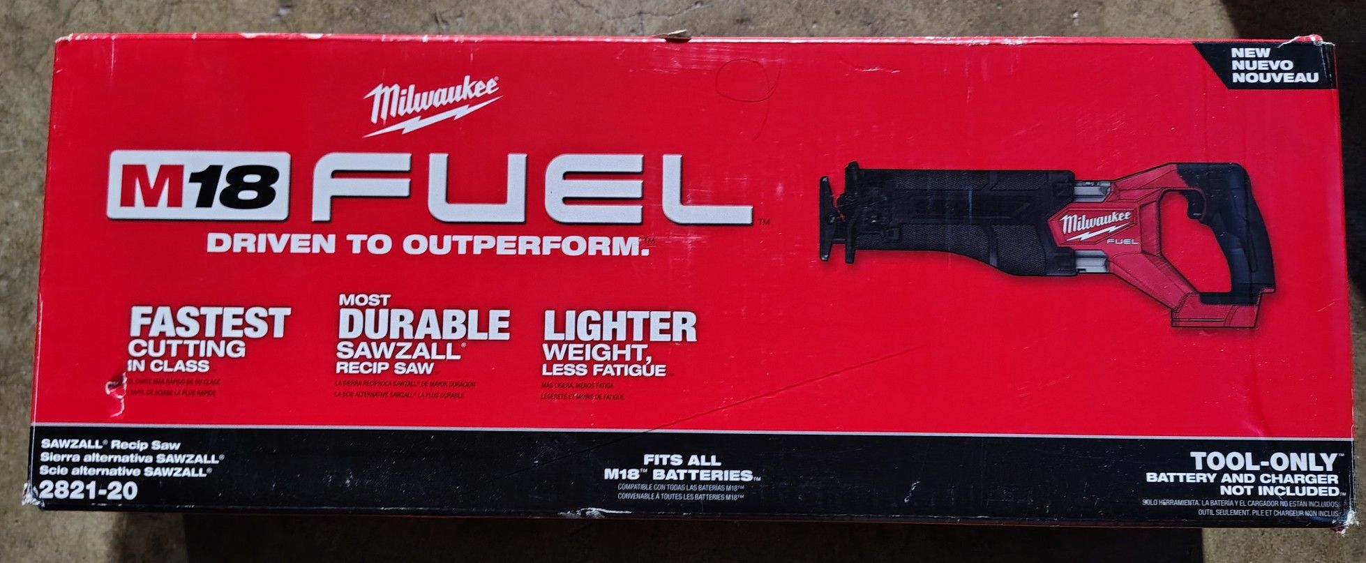 Milwaukee Fuel Sawzall 