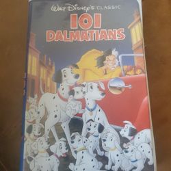 Rare Vintage DISNEY 101 Dalmations, Black Diamond Edition
