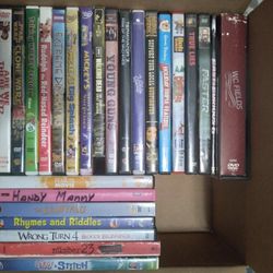 DVD movies, $30