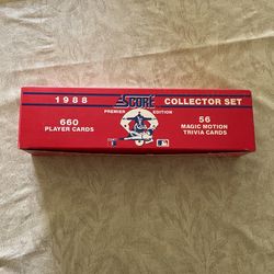 1988 Score Collector Set Baseball Cards