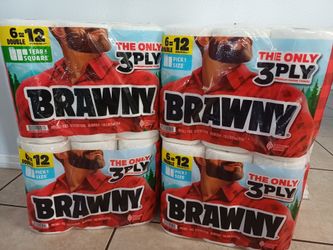 Browny paper towels 6 double rolls
