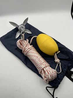 Kayak Anchor Kit, 1/4"x50', 0.7 KG