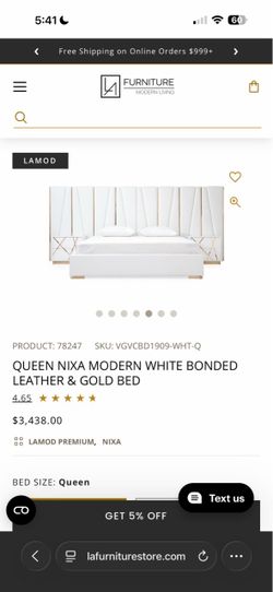King size bed