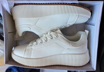 Platform Lace-Up Sneakers