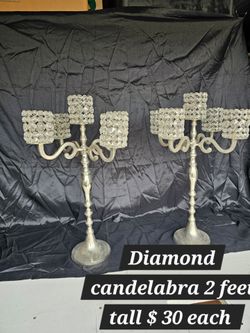 Table Crystal candelabra